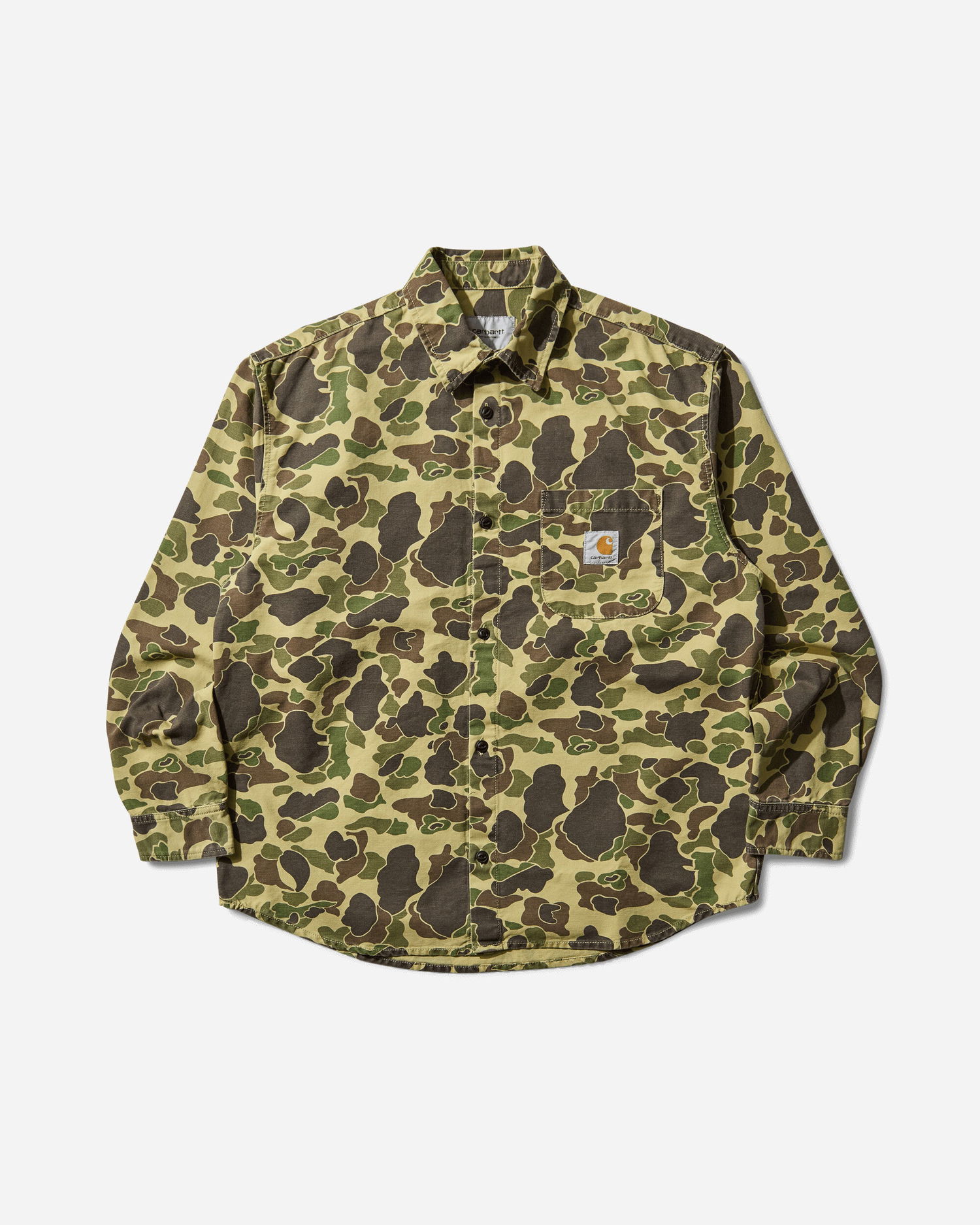 Košeľa Carhartt WIP Duck Longsleeve Shirt Stone Washed Rôznofarebný | I033769 2EQ06, 1