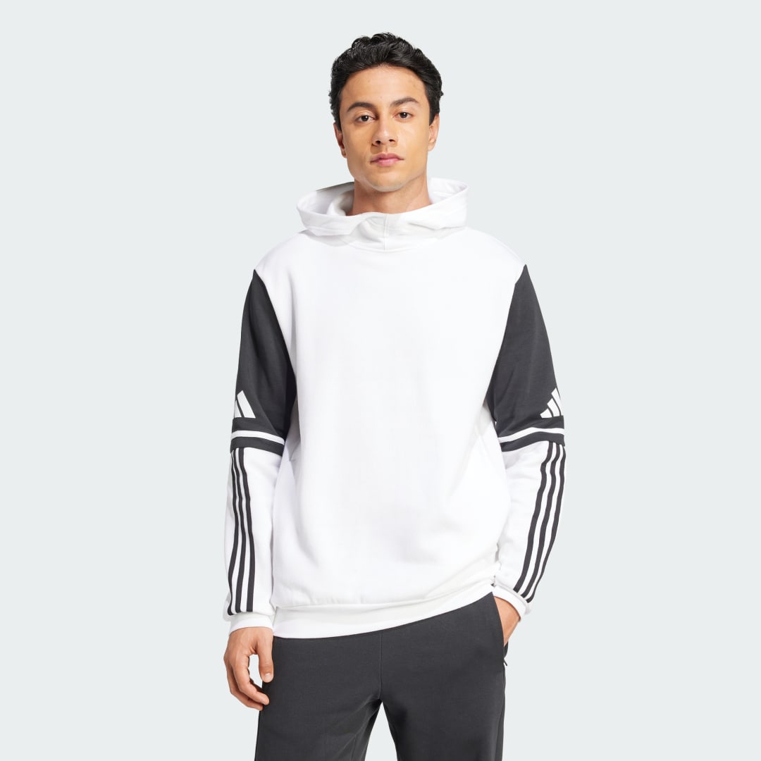Mikina adidas Performance Squadra 25 Hoodie Biela | JD2976, 0