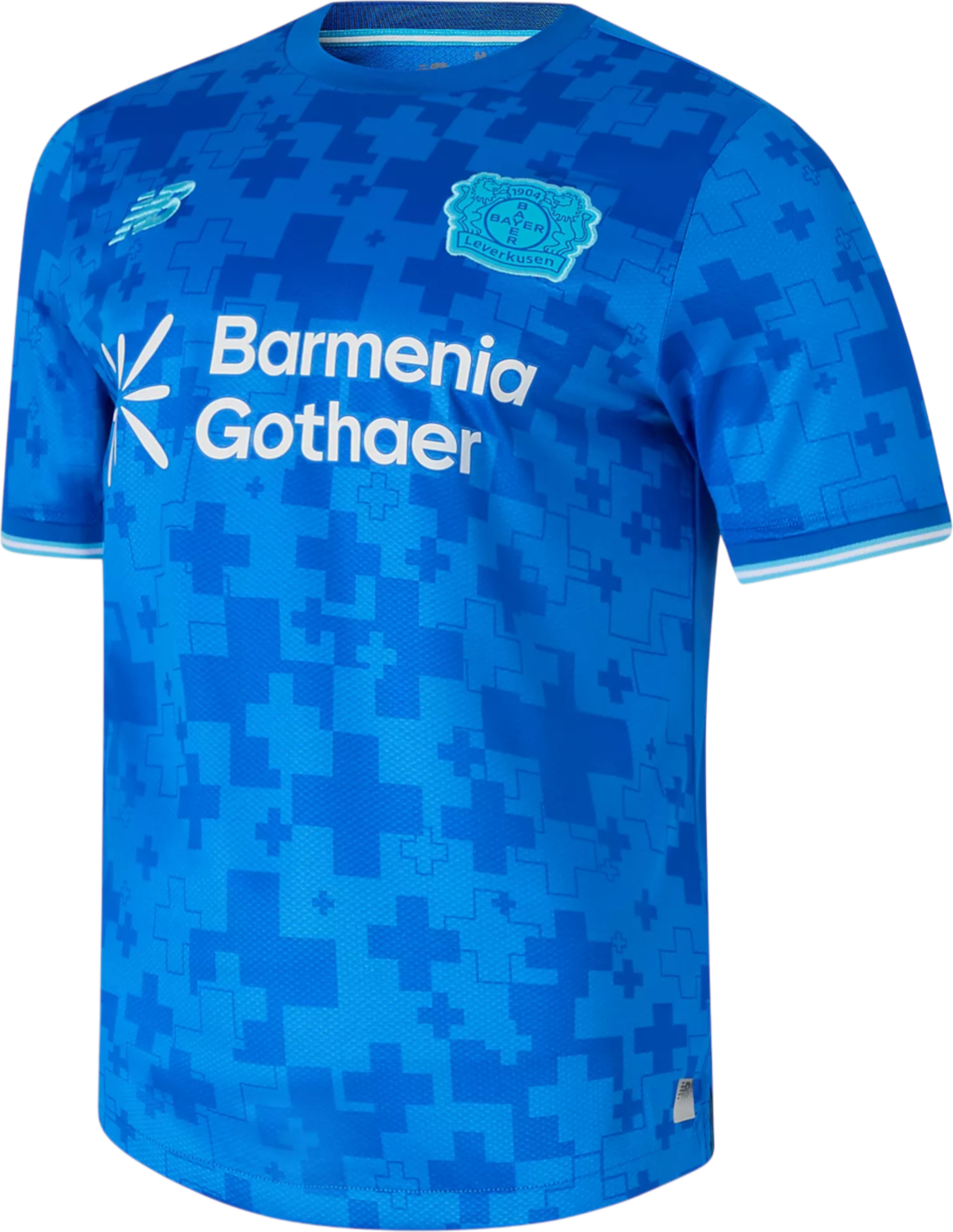Dres New Balance Bayer 04 Leverkusen Third Jersey 2025/2026 Modrá | mt230565-thd, 0