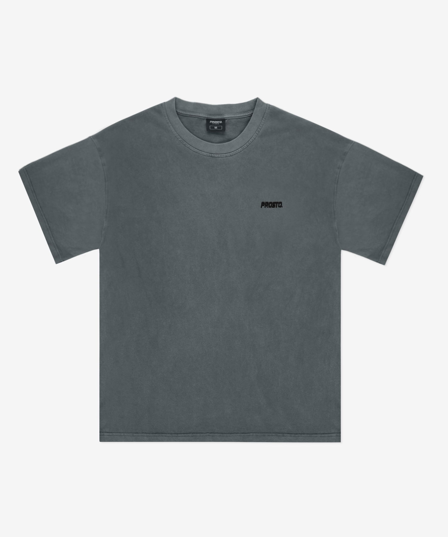 Tričko PROSTO Blac Washed Black Šedá | KL241MTEE1231, 0