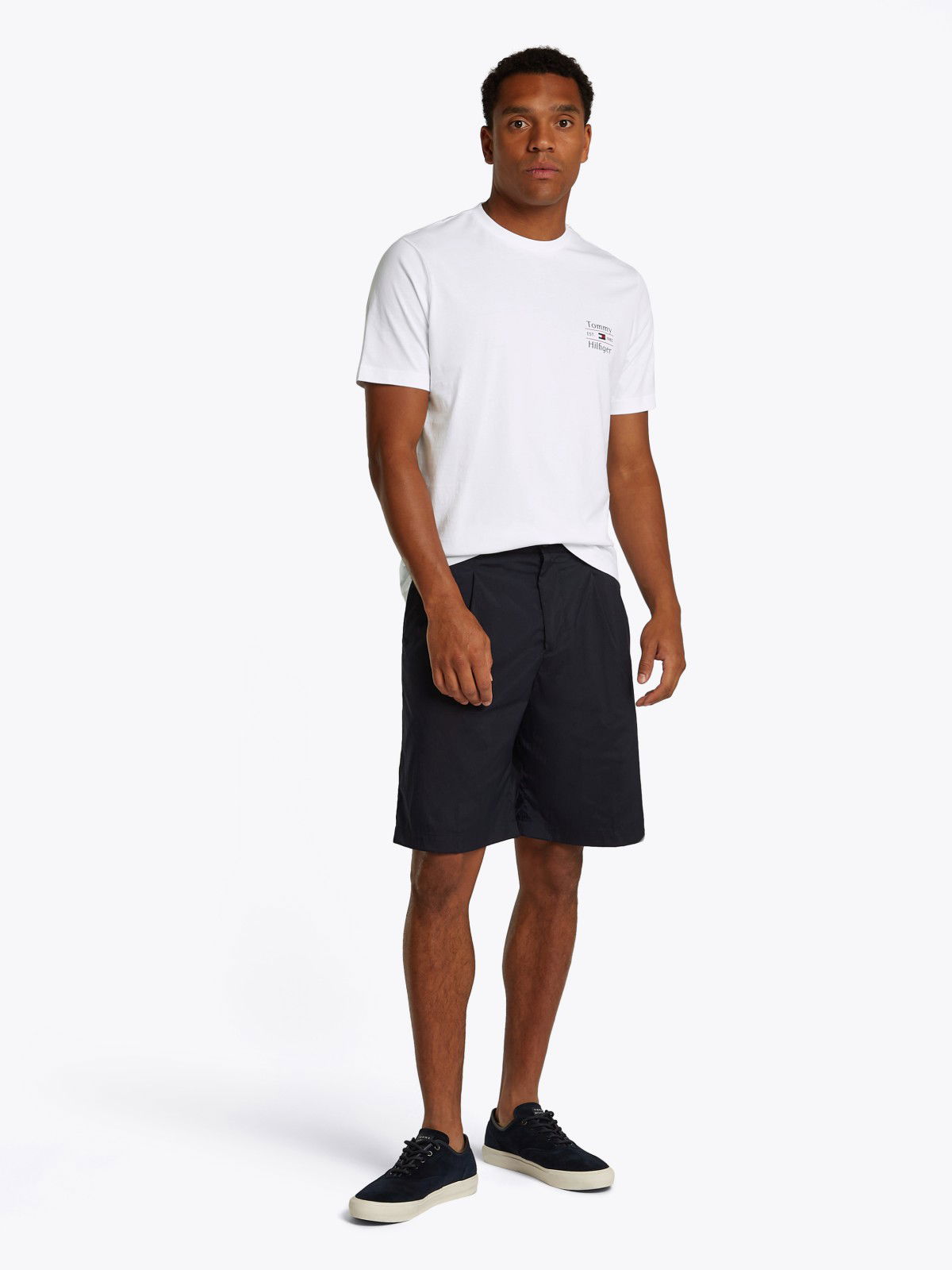 Tričko Tommy Hilfiger Tommy Hilfiger Stack T-Shirt Biela | MW0MW38622YBR, 1