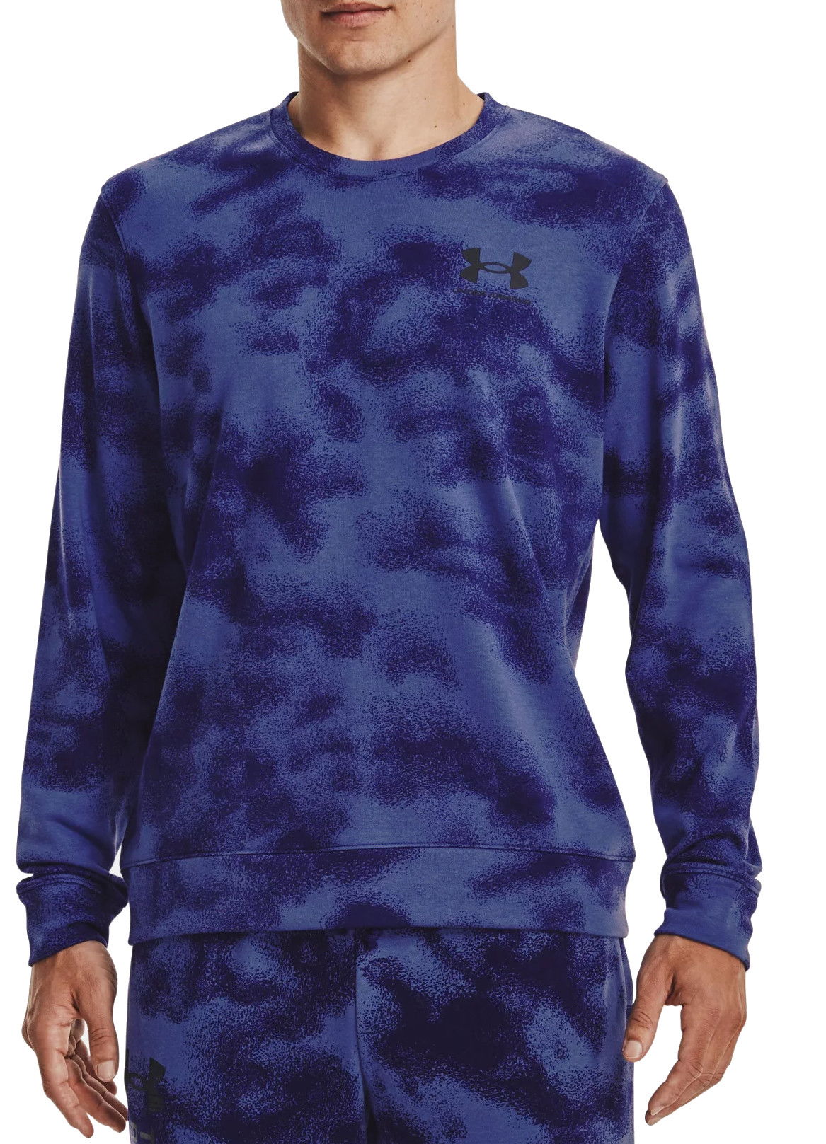 Mikina Under Armour Rival Terry Nov Crewneck Fialová | 1377186-468, 0
