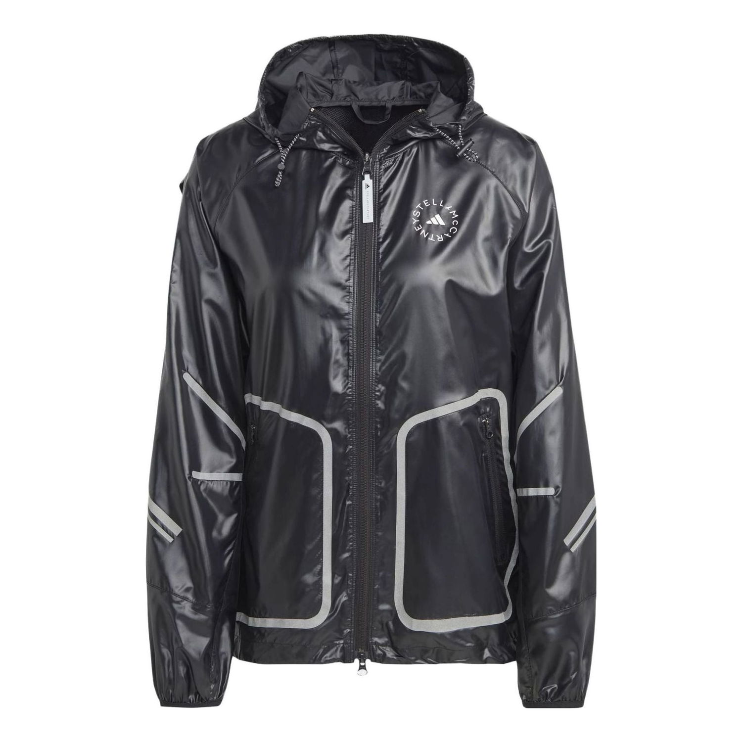 Vetrovka adidas Originals Stella McCartney x TruePace Running Jacket Čierna | IC9717, 0