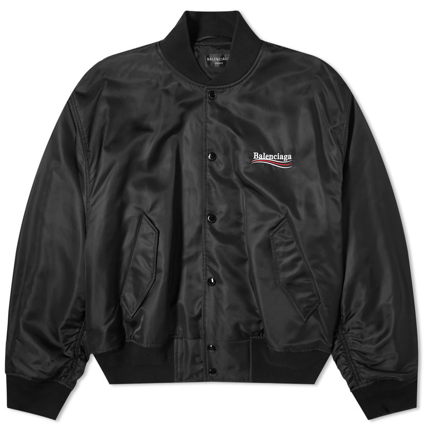 Bomber bunda Balenciaga Political Campaign Oversized Bomber Jacket Čierna | 763434-TNO27-1000