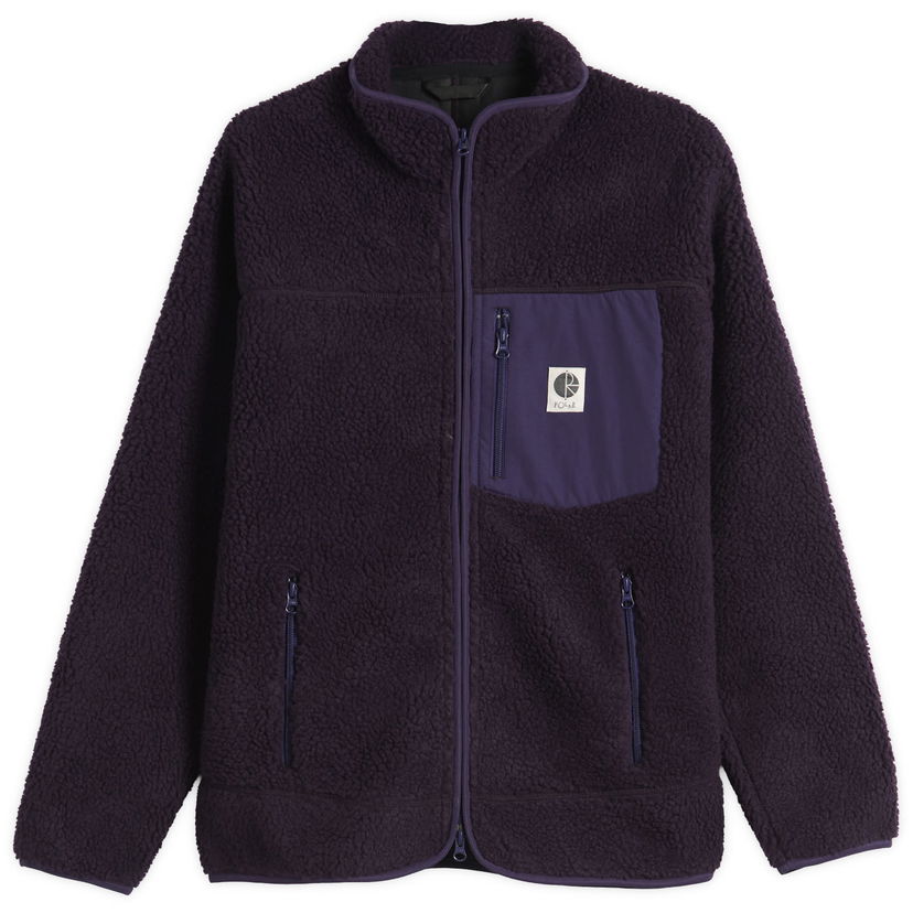 Bunda Polar Skate Co. Kiki Fleece Jacket, Size Small Fialová | PSC-F25-5-DVI