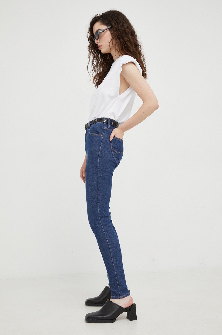 Džínsy Lee Scarlett High "Dark Hydro" Navy | L626FAKQ, 0
