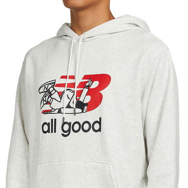Mikina New Balance Athletics Seb Curi Hoodie Šedá | MT23552_SAH, 3