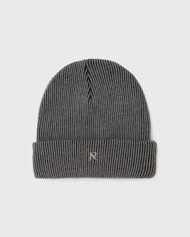 Kulicha Represent Clo Fold-Up Rib Knit Beanie Šedá | MLM100354-47, 3