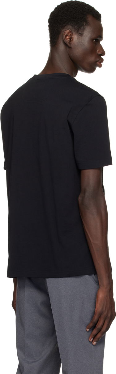 Tričko BOSS Cotton-Jersey Large Logo T-Shirt Čierna | 50530990, 2