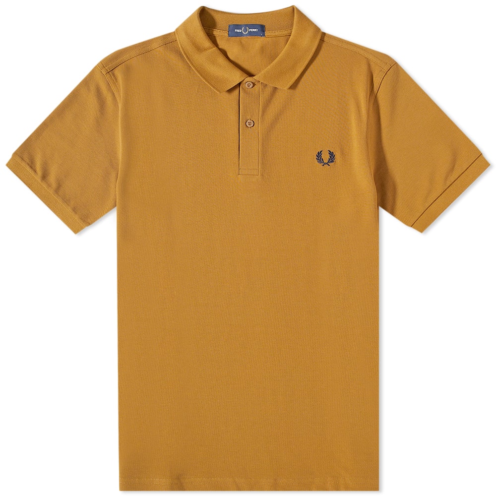 Polo tričko Fred Perry Slim Fit Plain Polo Oranžová | M6000-644, 0