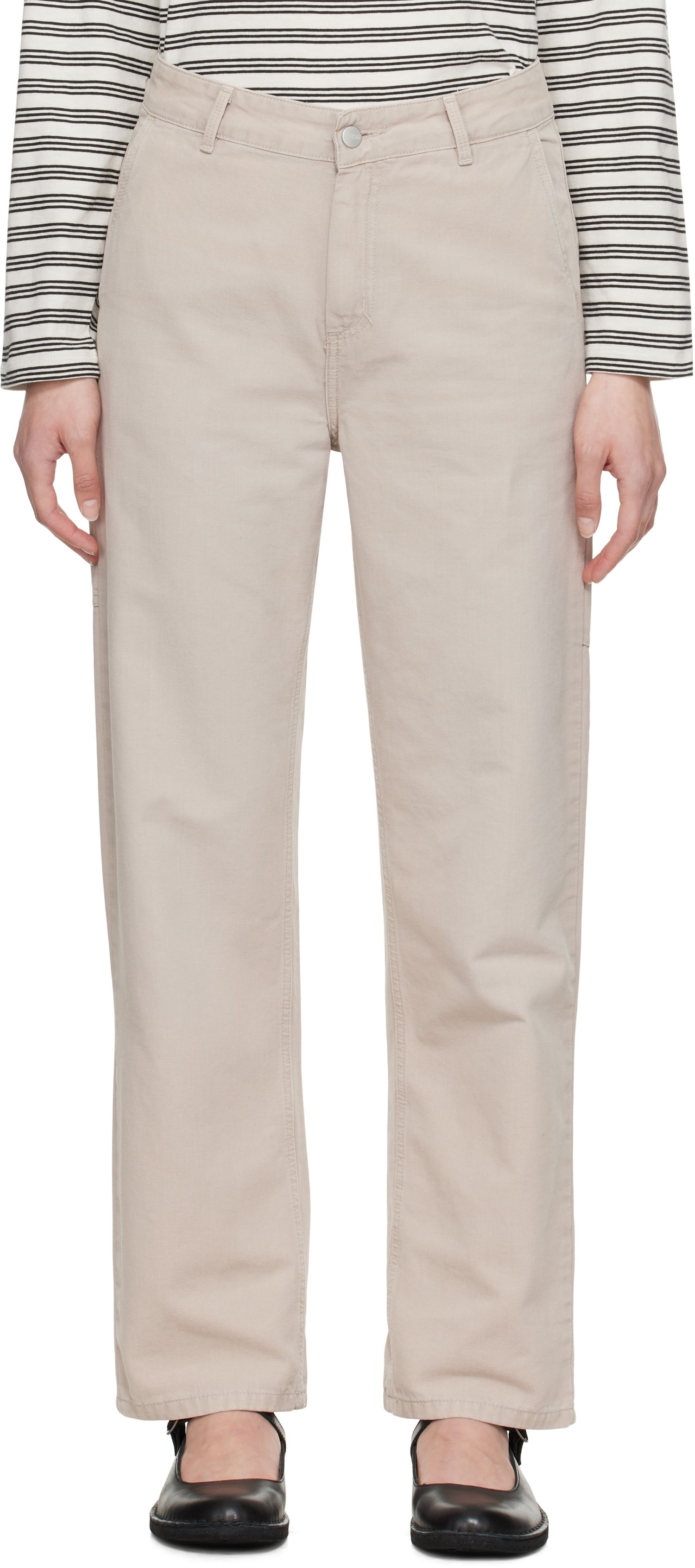 Cargo nohavice Carhartt WIP Carhartt WIP Pierce Straight Trousers Béžová | I034829 2OR4O, 0