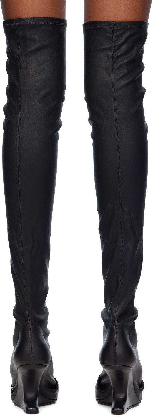 Ponožky Rick Owens Rick Owens Porterville Cantilever Tall Boots Čierna | RP02D3807 LS, 1