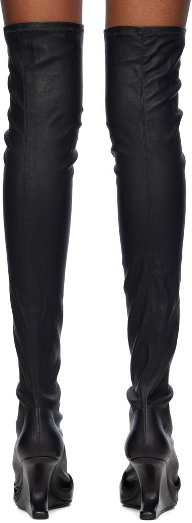 Ponožky Rick Owens Rick Owens Porterville Cantilever Tall Boots Čierna | RP02D3807 LS, 1