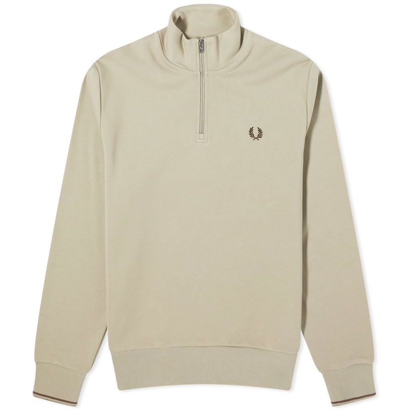 Mikina Fred Perry Half Zip Sweat in Warm Šedá | M3574-U84