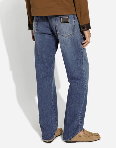Džínsy Dolce & Gabbana Classic Blue Denim Jeans Modrá | GP02XDG8KZ6S9001, 3