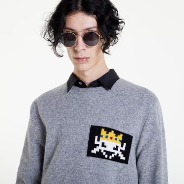 Sveter Comme des Garçons Shirt Sweater Knit Šedá | FJ-N006 Grey, 3