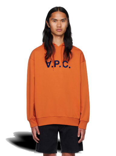 Mikina A.P.C. Milo Hoodie Oranžová | COFDX-H27833