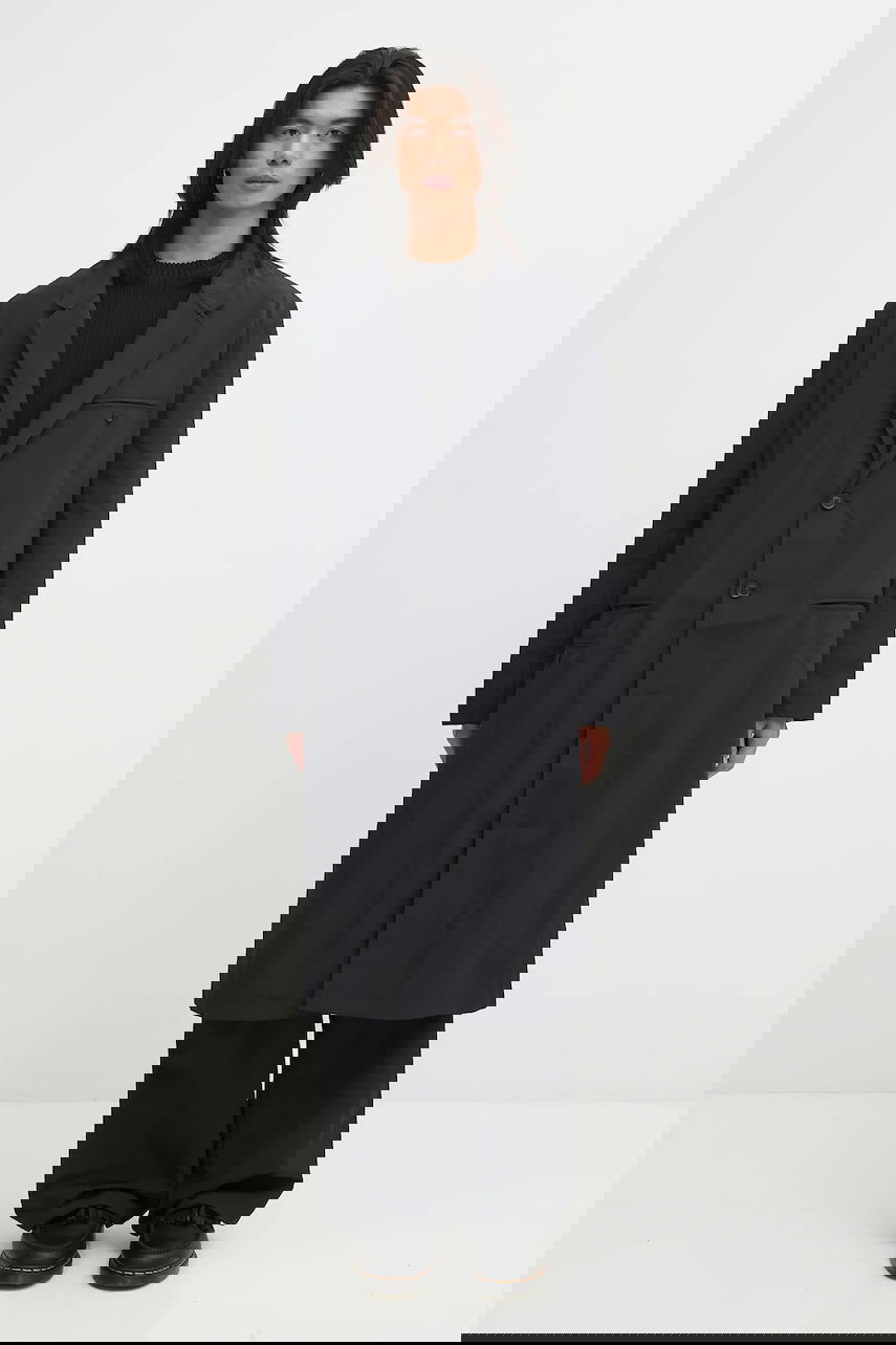 Kabáty Y-3 Y-3 Long Coat Čierna | KC8385, 0