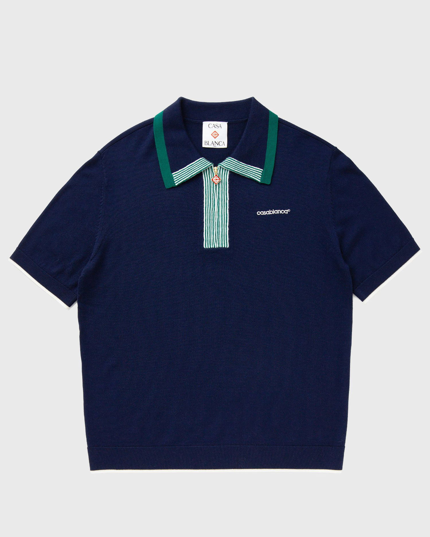 Polo tričko Casablanca Casablanca Tennis Polo Navy | MPS25-KW-846-01, 0