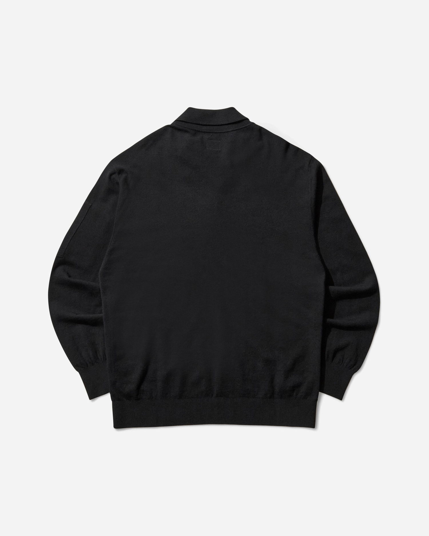 Sveter C.P. Company Merino Wool Polo Knit Sweater Čierna | 19CMKN038A-005528A 999, 0