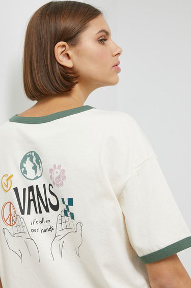 Tričko Vans Cotton T-Shirt Béžová | VN0A7RN77VJ1, 1
