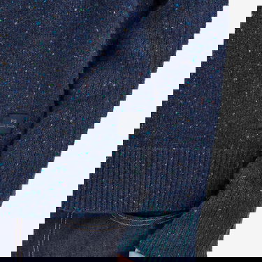 Sveter Paul Smith Paul Smith Men's Ribbed Knit Crew Navy | M2R-968Y-N22234-49, 5