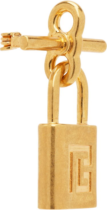 Spona Balmain Padlock Brooch Metalická | FN0XM560MBRA, 1