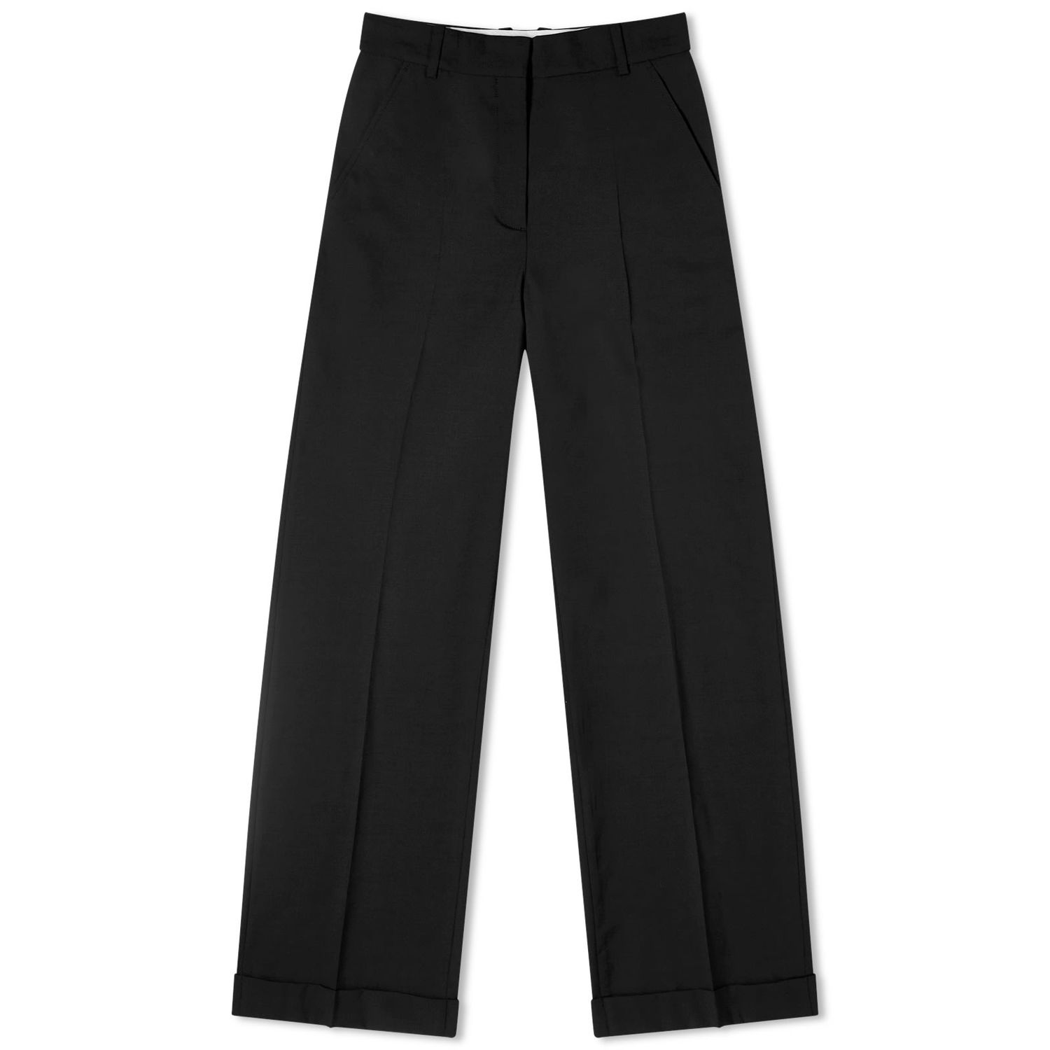 Nohavice KENZO Solid Tailored Trousers Čierna | FE52PA0869RB-99, 0
