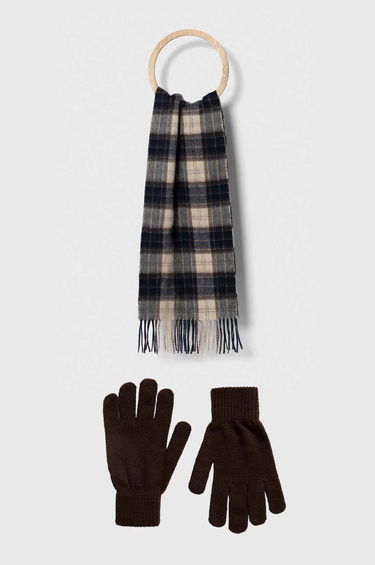 Šál Barbour Scarf & Glove Set Hnedá | MGS0018, 0