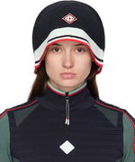 Casablanca Stripe Crochet Beanie