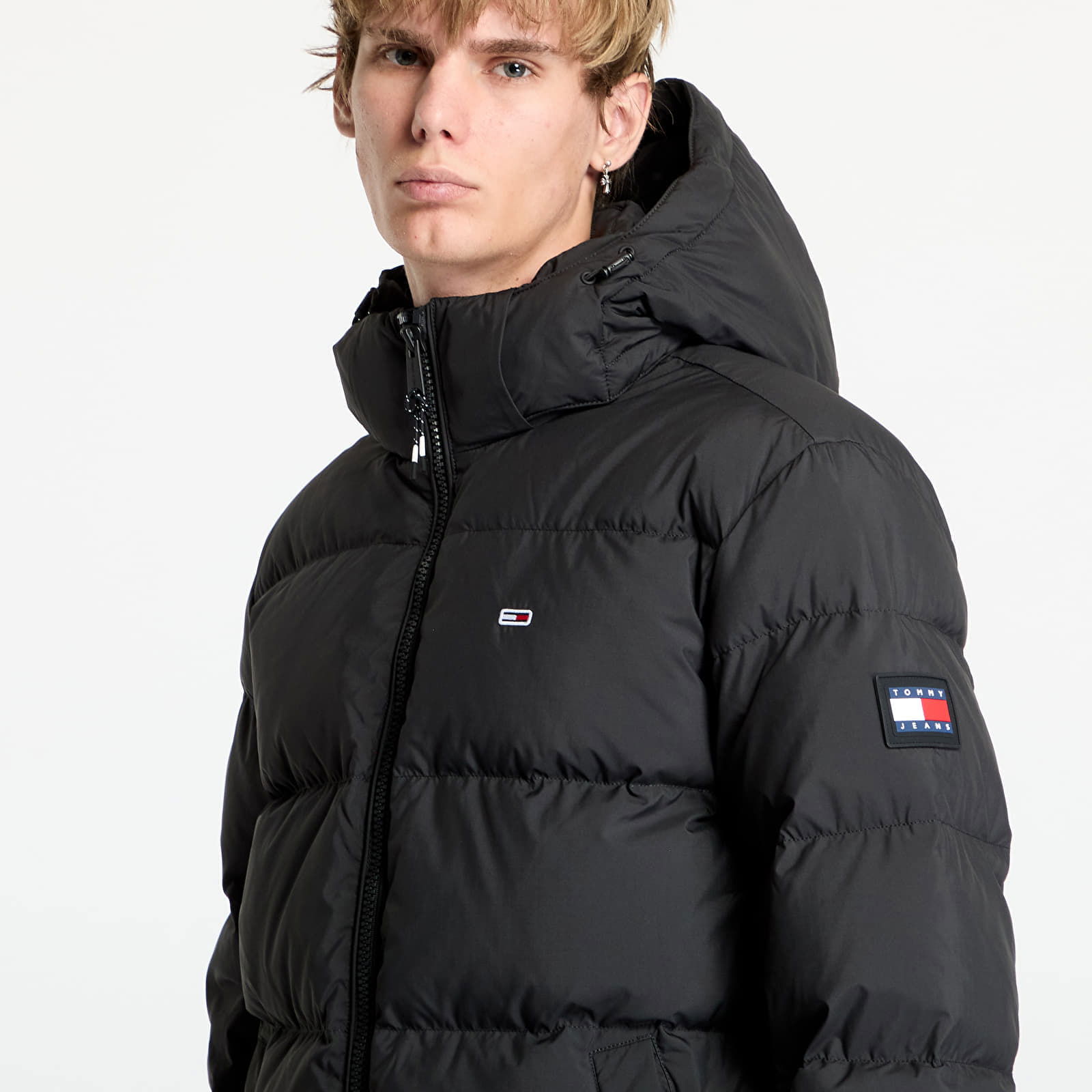 Essential Down Parka Jacket Black