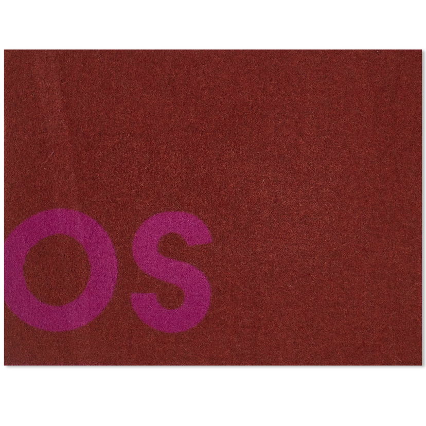 Šál Acne Studios Toronty Logo Contrast Recycled Scarf Červená | CA0154-DLY