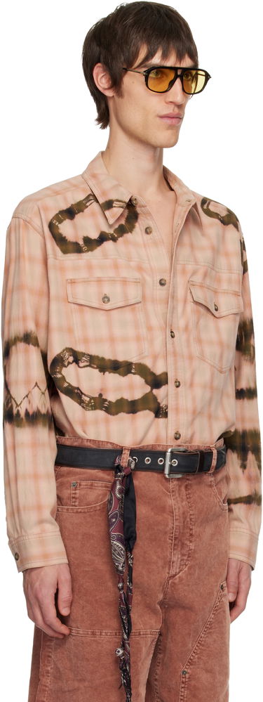 Košeľa ISABEL MARANT Isabel Marant Suli Plaid Tie-Dye Long Sleeve Button-Up Shirt Rôznofarebný | 25ACH0257HA-C3I05H, 1