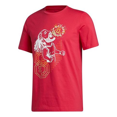 Tričko adidas Originals Rose Social Basketball Graphic T-Shirt Červená | GI8888
