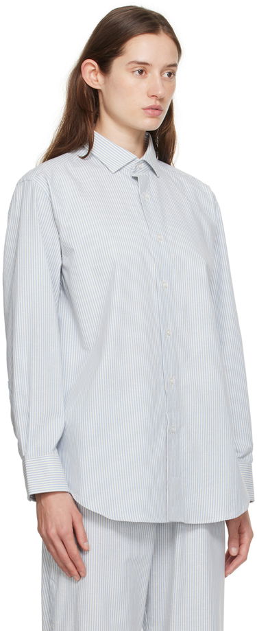 Košeľa Baserange Relaxed-Fit Long Sleeve Button-Up Shirt Béžová | SHOL-OC-000, 4