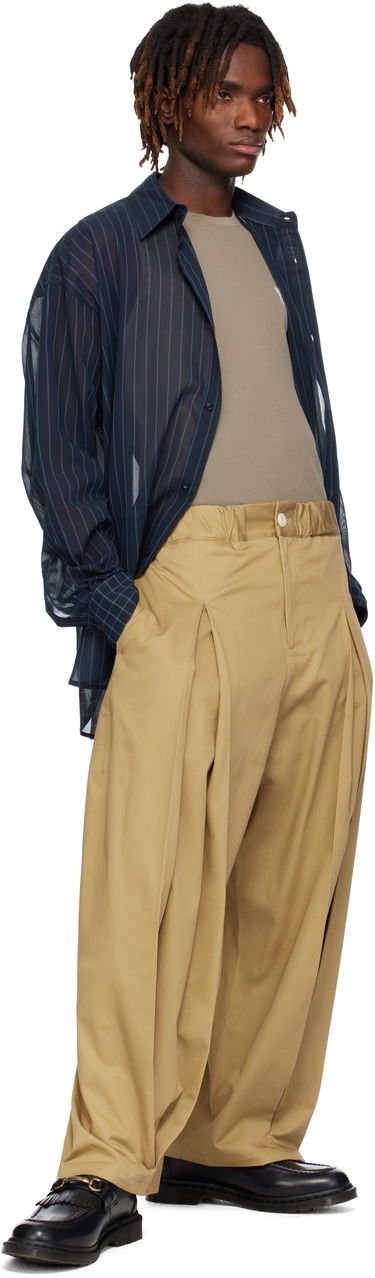 Košeľa sage NATION SAGE NATION Chisholm Sheer Striped Shirt Navy | S075 CHISHOLM SHIRT, 3