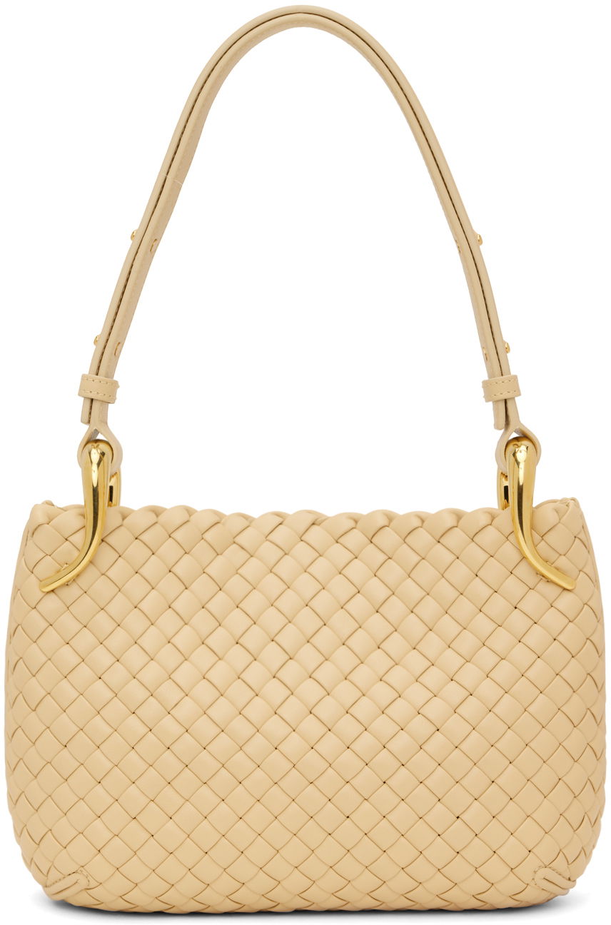 Taška cez rameno Bottega Veneta Small Clicker Bag Béžová | 730968 V01D1, 0