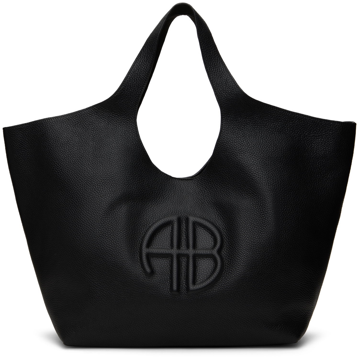 Tote bag Anine Bing Leather Tote Bag Čierna | A-13-10364-000, 0