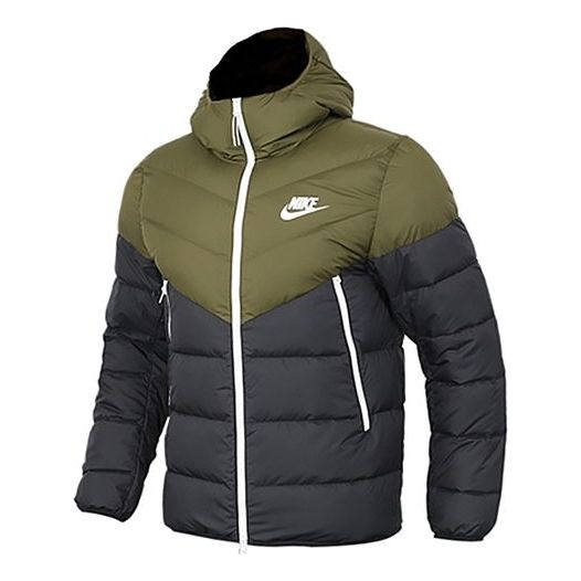 Prešívaná bunda Nike Sportswear Windrunner Down Fill Jacket Zelené | 928834-395, 0