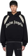 Palm Angels Track Hoodie with Curved Logo