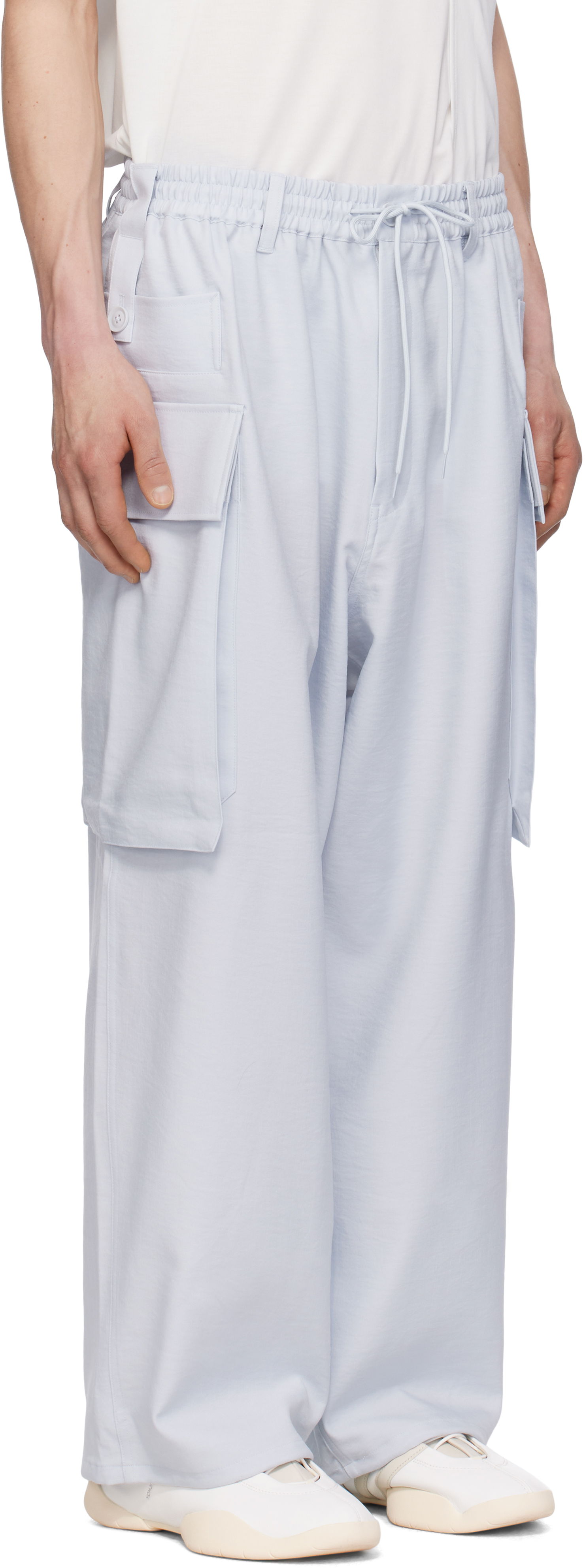 Cargo nohavice Y-3 Y-3 UN SP Cargo Pants Modrá | JM7800, 1