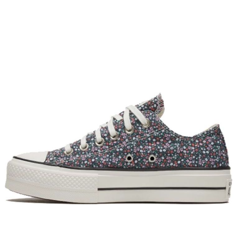 Tenisky a topánky Converse Chuck Taylor All Star Platform Low 'Vintage Floral' Modrá | 568377C