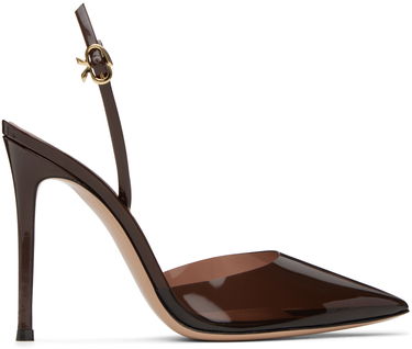 Doplnky Gianvito Rossi Gianvito Rossi Ribbon D'Orsay Slingback Pumps Hnedá | G95359.15RIC.PXV, 0
