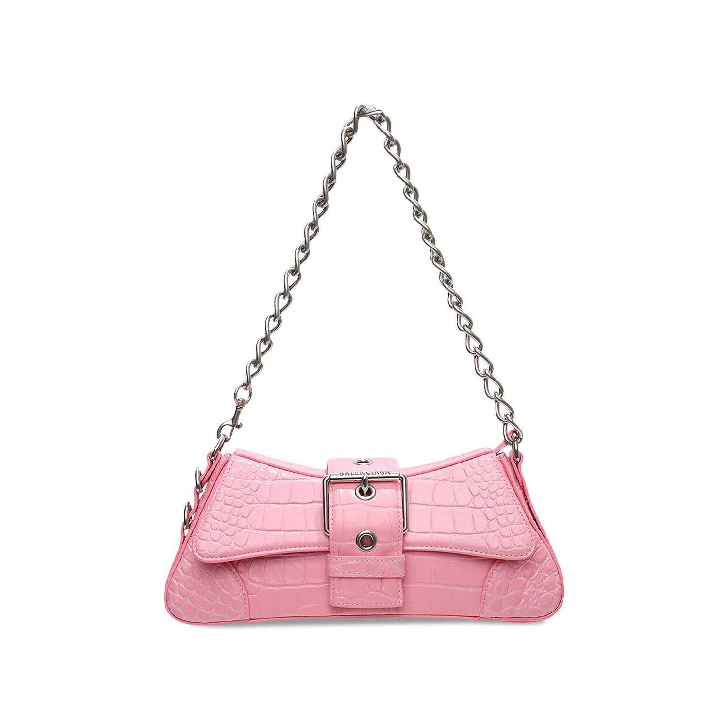 Taška cez rameno Balenciaga Small Lindsay Shoulder Bag Ružová | 701141 210C9 5812, 1