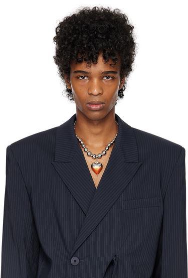 Náhrdelník Ottolinger Ottolinger Otto Heart Beaded Necklace Metalická | 12590012501, 3