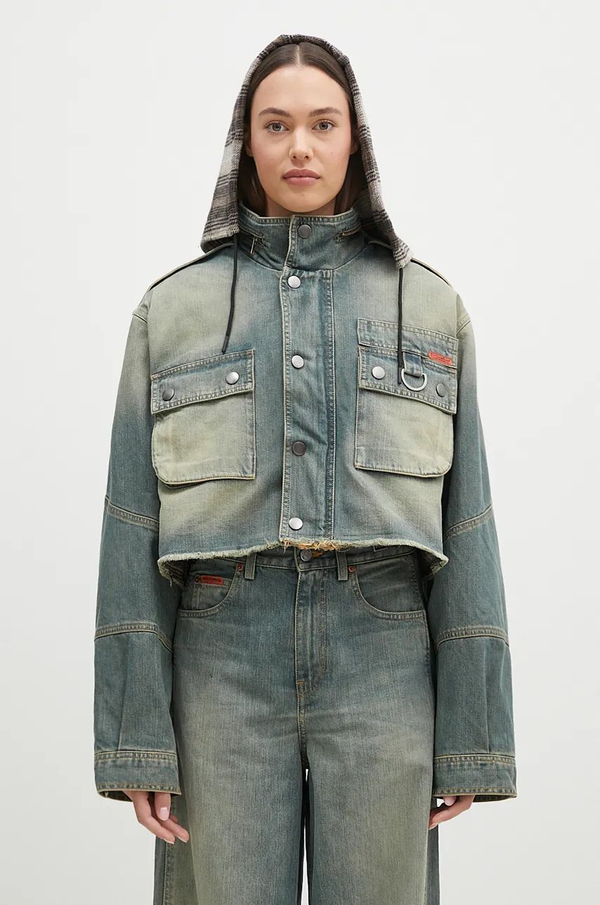 Bunda Martine Rose Cut Denim Jacket Modrá | 236WD02501, 0