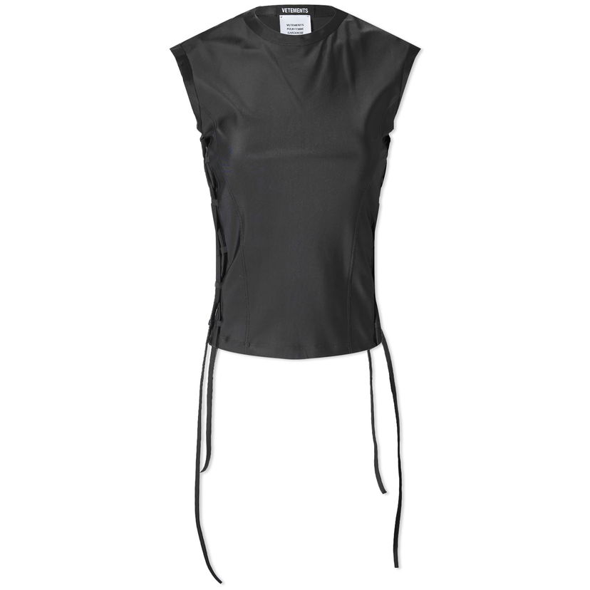 Tielko VETEMENTS Styling Tank Top Čierna | WE64TO400B