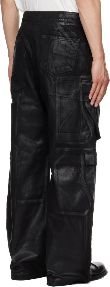 Cargo nohavice Rick Owens Rick Owens DRKSHDW Hollywood Double Cargo Pants Čierna | DU01E3361 DCF, 2