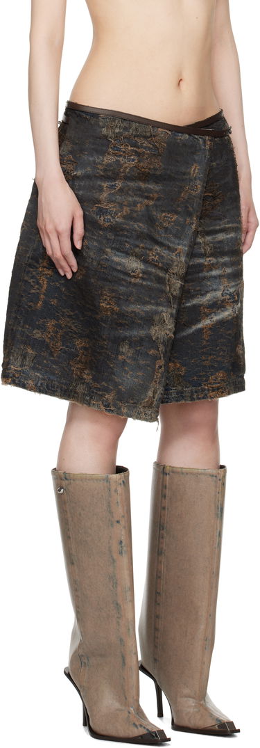 Sukňa Diesel Denim Midi Skirt Modrá | A17023 0ABCW, 1