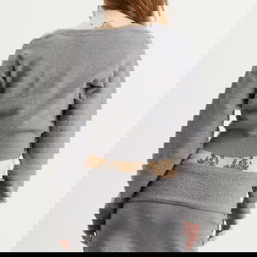 Sveter SKIMS Textured Knit Crop Cardigan Šedá | LS-LST-9922W-DHG, 3